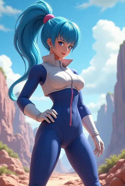 Dragon Ball buma with tight clothes 