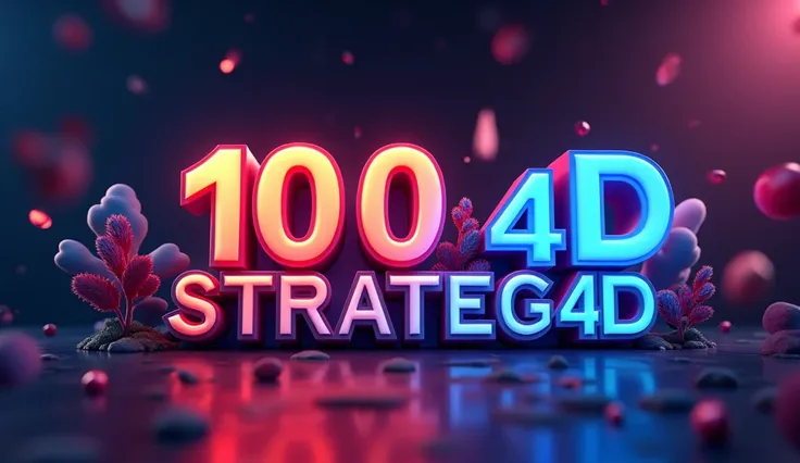 animated text says "100 STRATEGI DARI COBLOS4D"