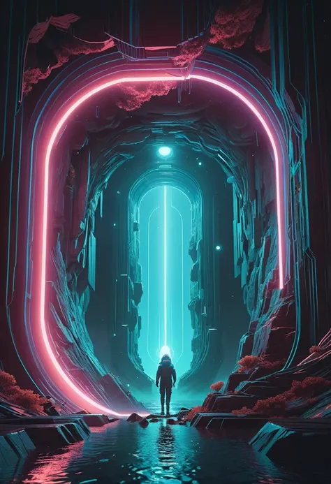 Portal to Another Dimension, Mysterious Light, by Beeple.
best quality, masterpiece, intricate details, ultra-detailed