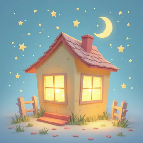 House with Window Stars

Concept: Ek simple house icon jisme windows ke andar stars dikh rahe ho, symbolizing comfort aur night-time coziness.

Design Elements: Light blue ya pastel purple background aur house ko beige ya pastel yellow mein rakhein. Stars ...