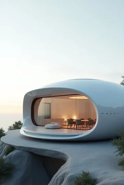 Futuristic round house
