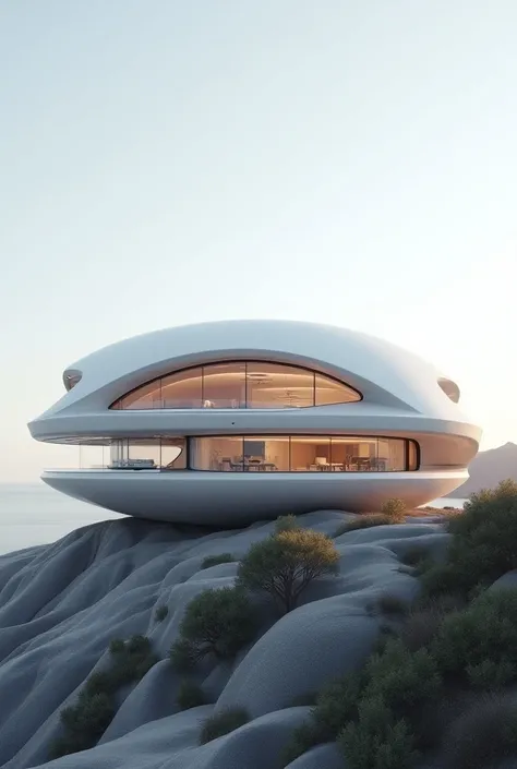 Futuristic round house
