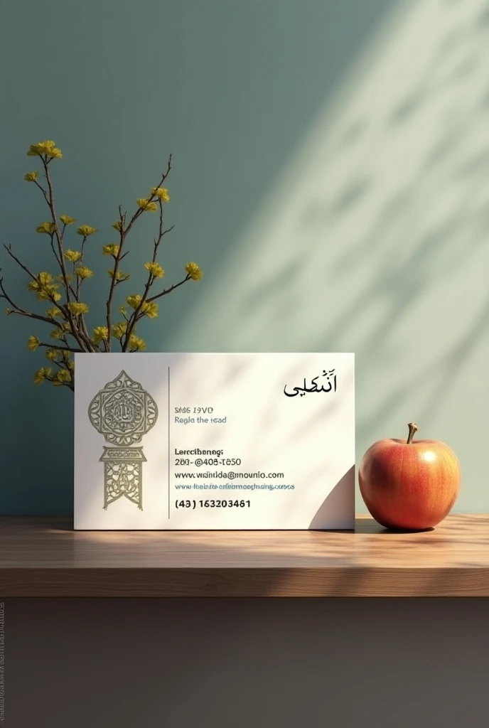 Visiting card s teach a Quran online not a female only online background iqra in arbic  mobile number contact us 03202917788