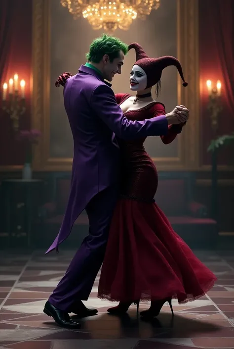 Joker and Alerquin dancing waltz