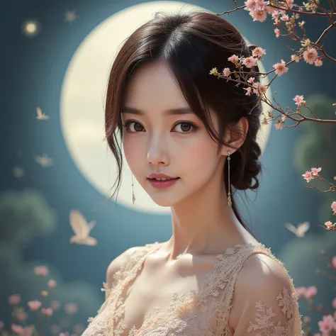 To the Most Beautiful In the world of dreams, where secrets are whispered and the nightingale sings of love, there is a beauty like no other. She is an East-Asian maiden, so graceful and enchanting that even the stars bow to her elegance and charm. My hear...