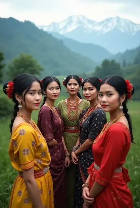 Nepali women in bra
