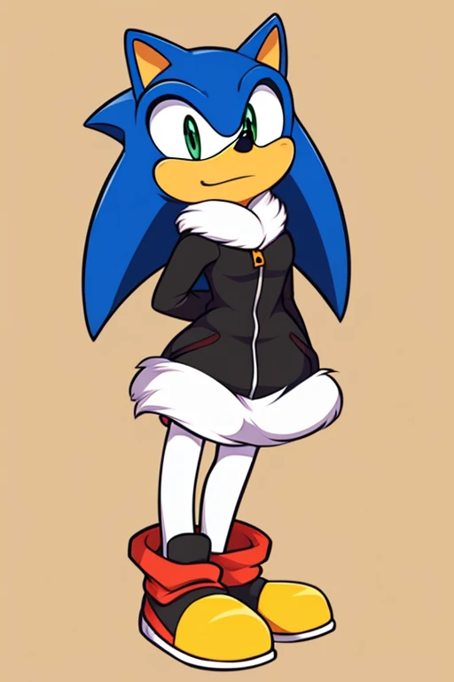 Female furry penguin sonic furry mix style 