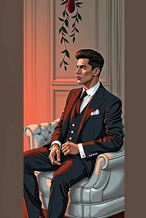 MAN IN A VERY HANDSOME SUIT High Resolution, Accurate, High Quality, Super Detailed, 