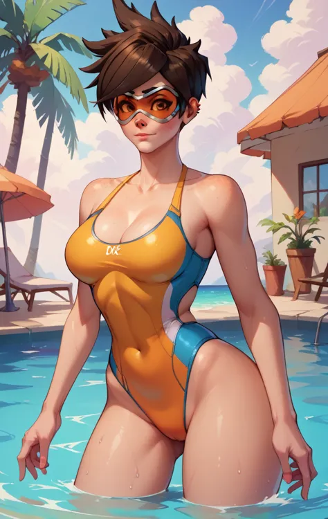 giant swimwear woman tracer