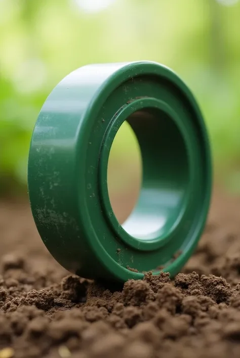 create the image of a rubber bearing the IMPSABE logo that is also made of recyclable material and its design has to do with occupational safety in agriculture