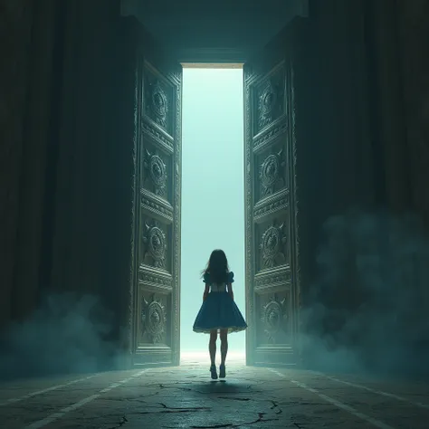  A mysterious space with a pair of exquisitely carved doors that serve as entrances to another world floating in the void 。 In a mysterious space with no floor, ceiling, or wall, only a heavy door stands like a tower 。 There is no room or anything behind t...