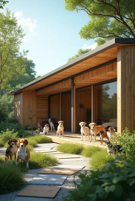 A sustainable shelter for dogs