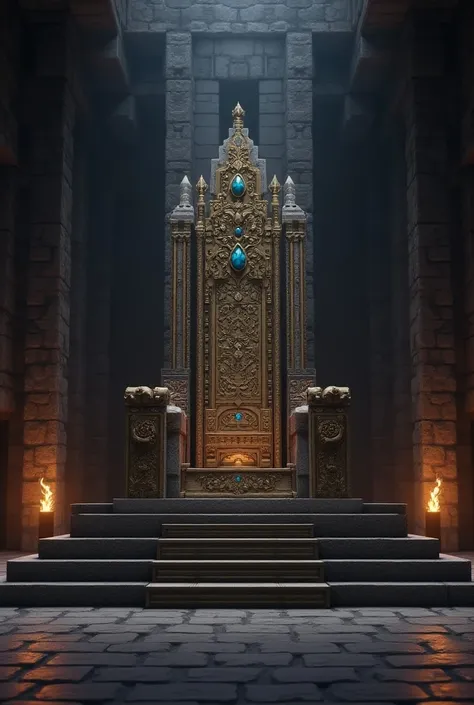 An image of a Minecraft throne 