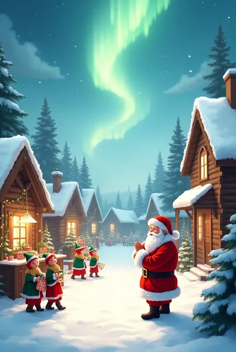 Santa secret poster with white part