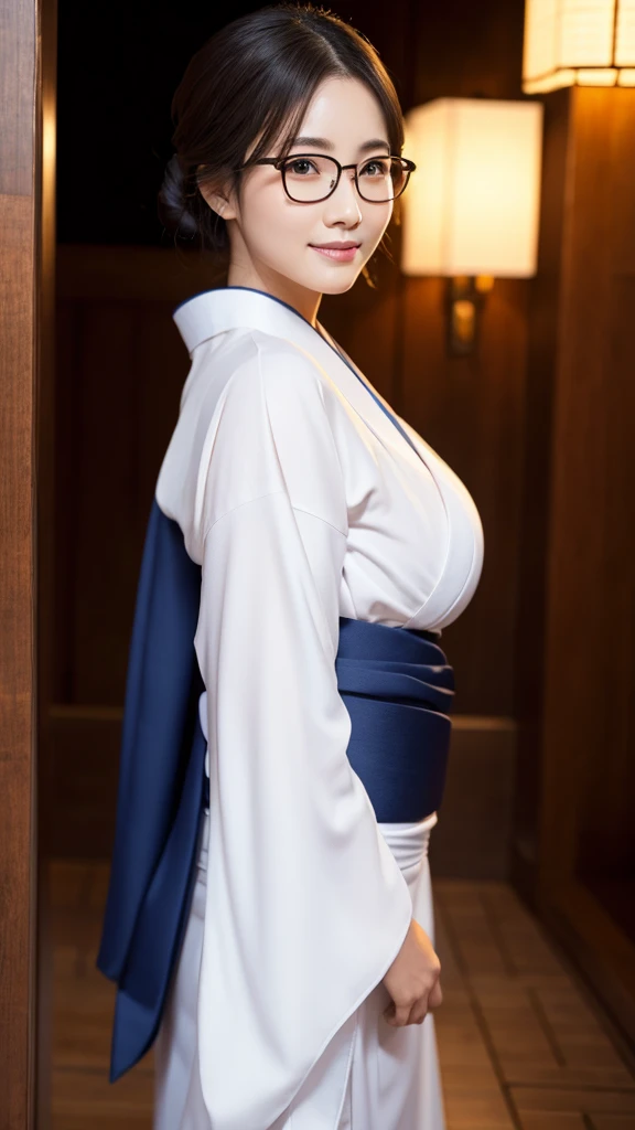 (Super beautiful woman in kimono)、((highest quality、8K masterpiece:1.3))、sharp focus:1.2、(super beautiful face:1.0)、(shiny skin:1.0)、realistic pictures、black hair、video lighting、High resolution eyes and face、video lighting、japanese actress、（from the front）...