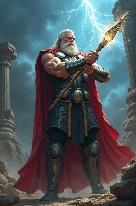 Thor wielding Sylor Mons wand