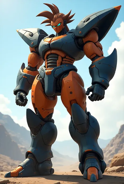 A giant mech based on goku 
