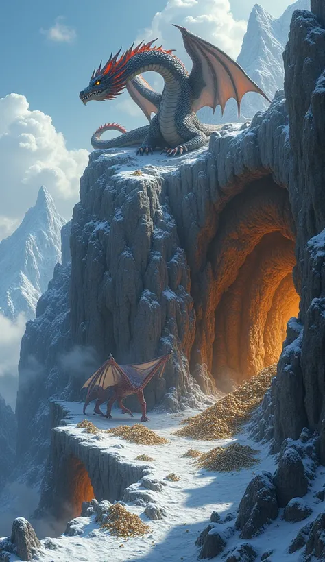 Dragons Roost: A mountaintop lair where dragons dwell and guard their hoard.