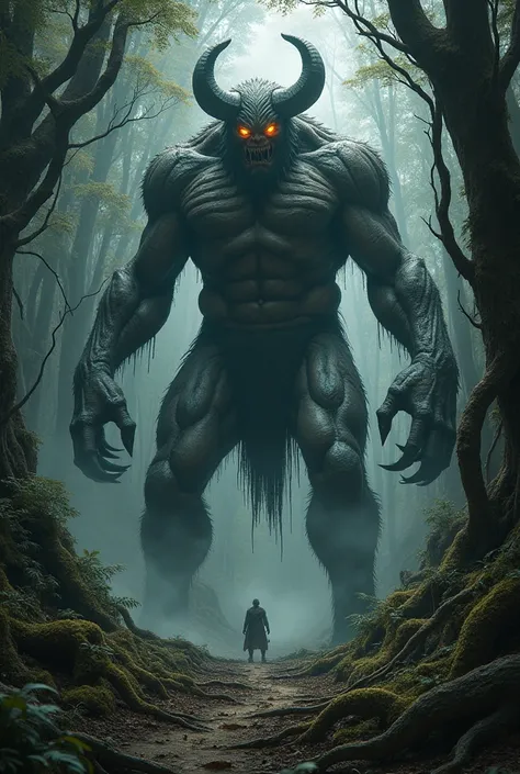 Demonic Titan ,  Dark Giant Forest Theme ,  Titan hidden in the trees 