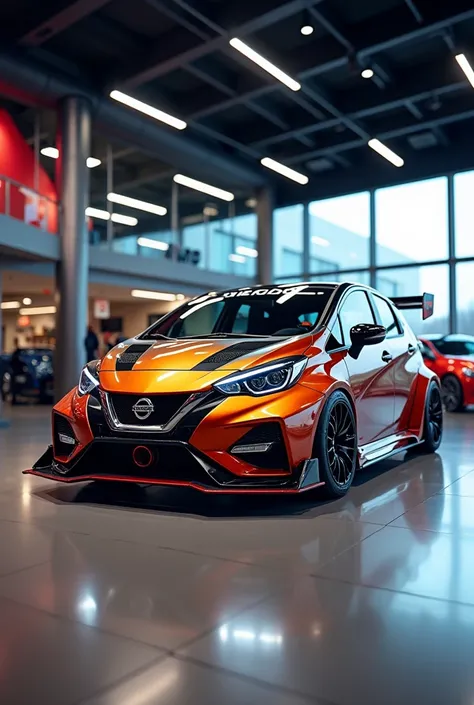 Create a nissan note nismo to look like a show car