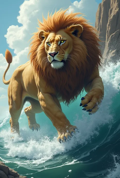 Lion + dolphin = Lionphin