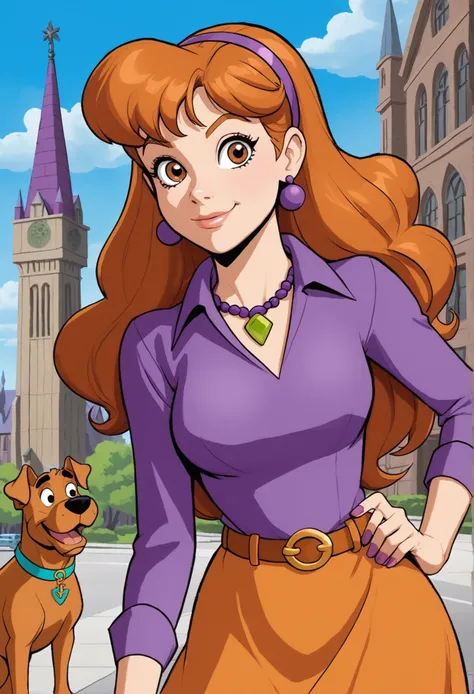 Daphne Blake reimagined as Scooby-Doo