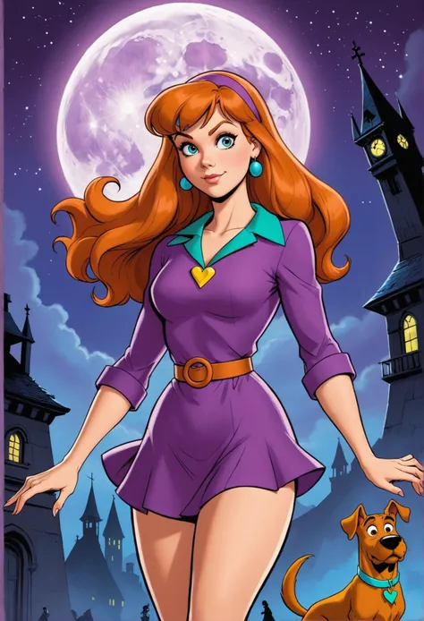 Daphne Blake reimagined as Scooby-Doo