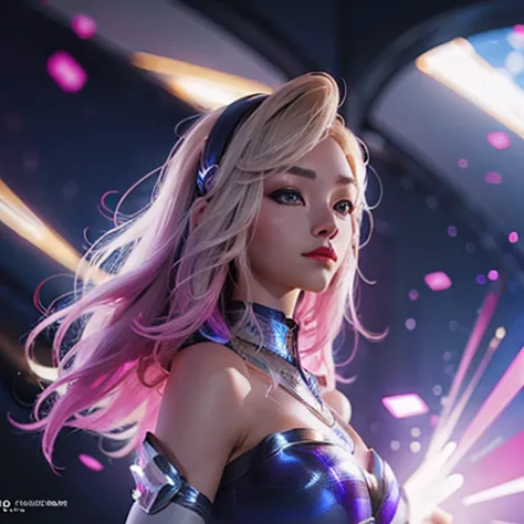 lux: 1.5, league of legends, k/da, high quality, heavily detailed, full sharp, 4k, 8k