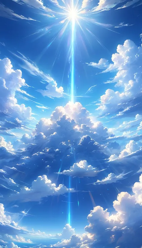 (    extremely detailed cg integrated 8k wallpaper) (top-quality),     sun shining 、  intense streaks of light radiate and  。 bi...