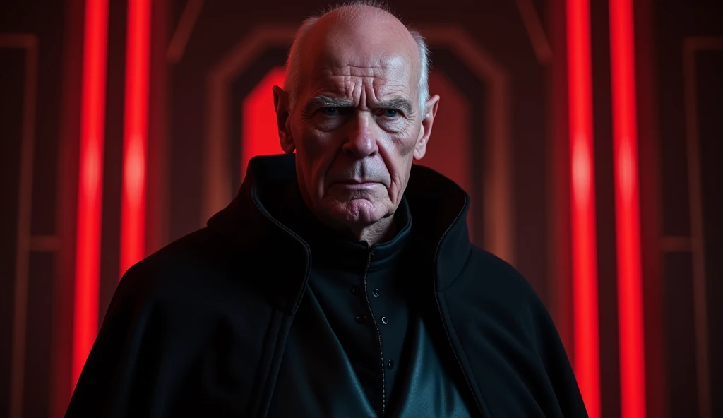 Hyperrealistic, Fotorealistic, DSLR, 8k Resolution. Donald Trumk as the Emperor palpatine from Star Wars