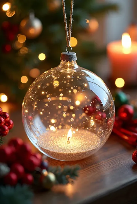 Transparent Christmas ball name Layana Christmas deco 