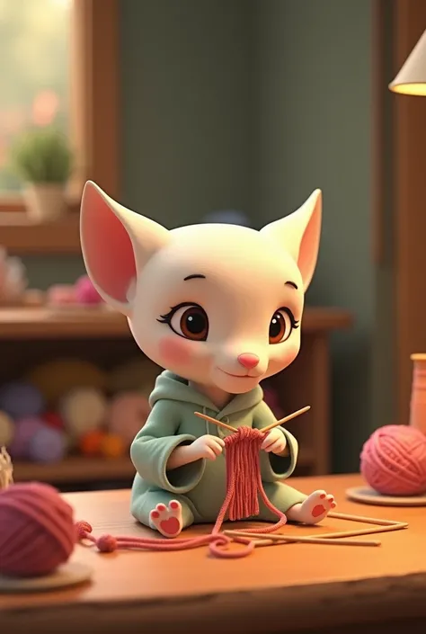 Knitting a small paper
Disney inspired 3d animation 