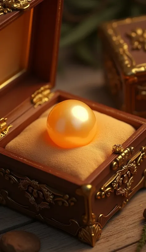 1 gold pearl, placed in a luxury box 