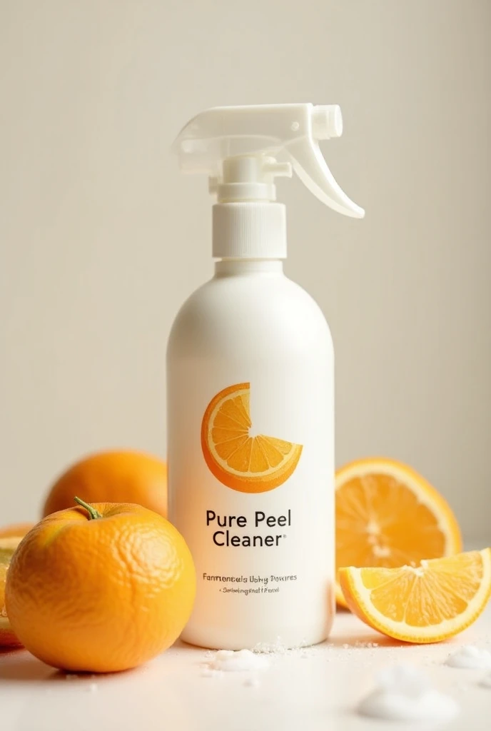 fermented orange peel enzyme cleaner dishwashing soap named pure peel cleaner logo only