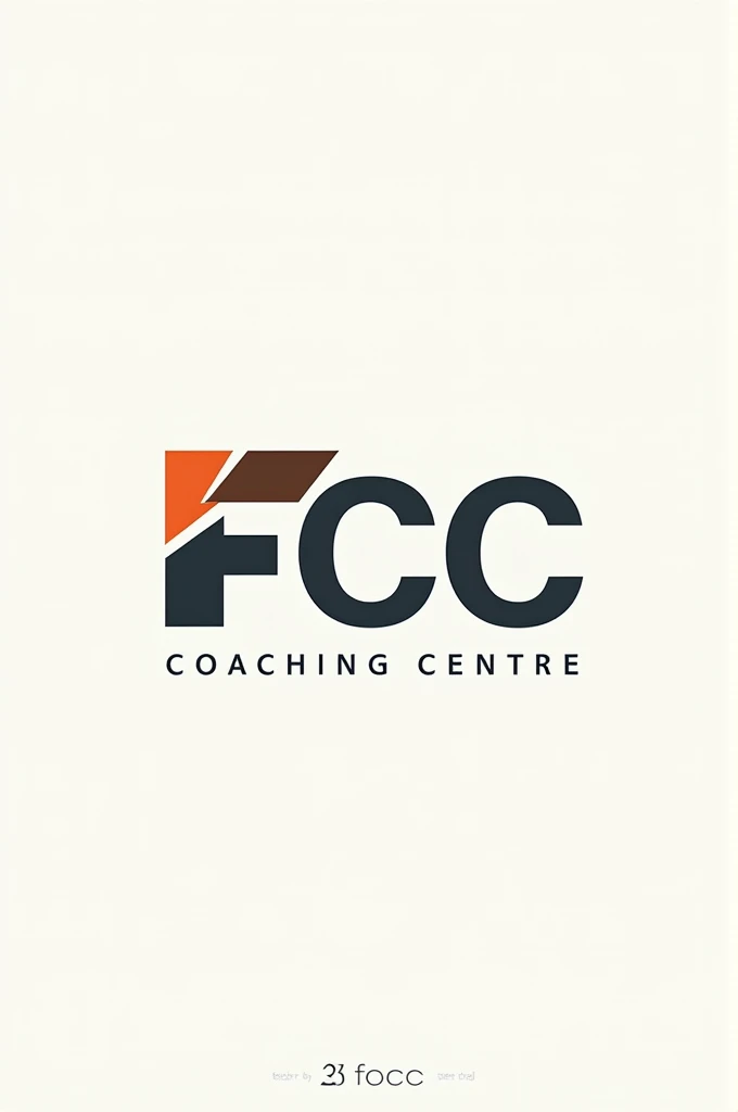 A coaching logo name of "Fcc" and its tagline is focus coaching centre on education 