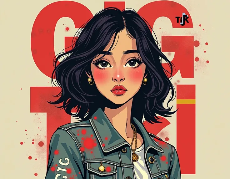 Stylized portrait:  An illustration or photograph is ilizada de la persona que te inspiró en TikTok.  You can use vibrant colors and an artistic style that reflects the energy of your song .

TikTok elements :  Incorporate visual elements reminiscent of Ti...