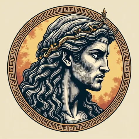 Design for a t-shirt about Greek mythology that the name of the company is Oracles wear that is creative and you just need the creativity of mythology, Spell the fucking name well without eating any letters