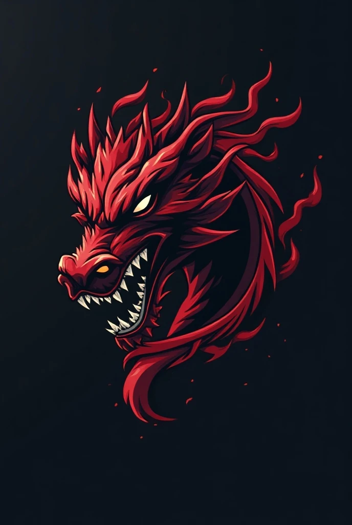 create a logo for" football logo" with the name DRAGON FC