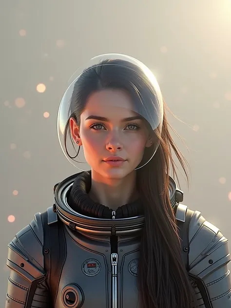  Put an astronaut suit on her 