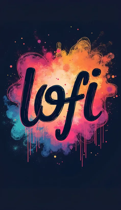 Logo , name “ Lo - Fi music “ , Various colors