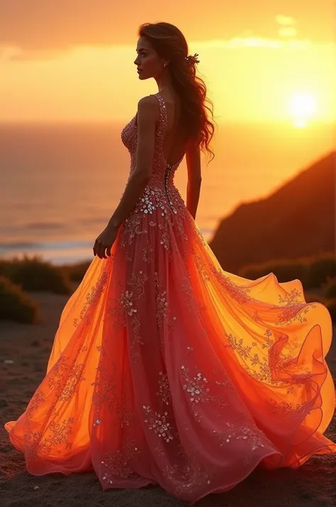 Only dress about sunset