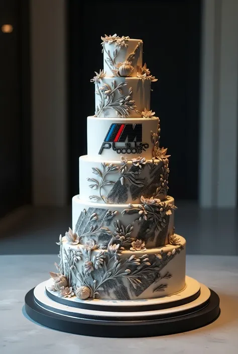 
cake decorated with BMW M Power 