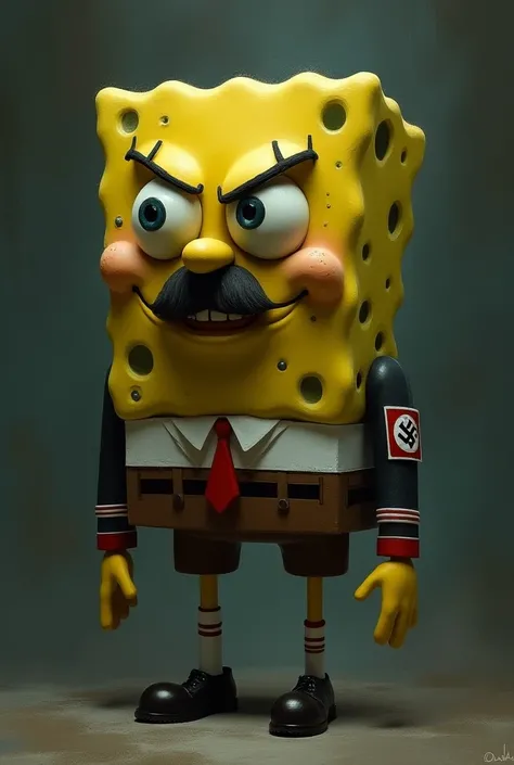 Spongebob Adolf Hitler signed by Dasha

