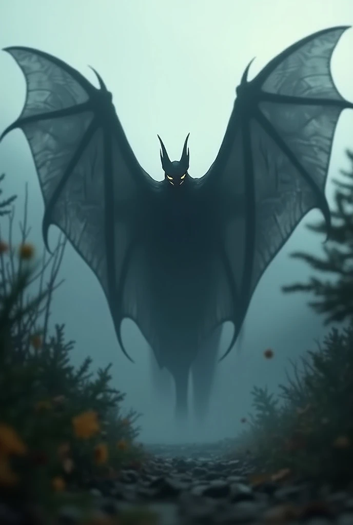 Imagine a legendary cryptids from north american mythology and foklore (( Mothman )) that from (( West Viginia )).  High Resolution, Masterpiece, Award Winning, Best Quality, High Quality, UHD, Depth Of Field, 8K Octane, 3D Rendering, Cinematic, Soft Color...