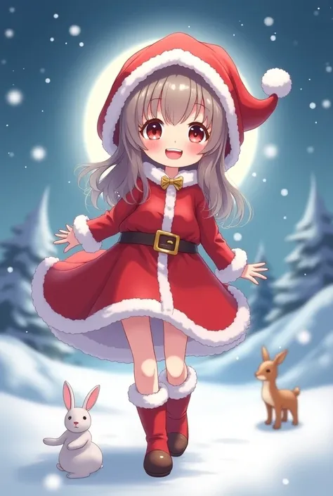 Santa girl anime