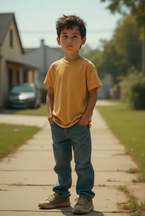 Leo Messi dressed like the boy from eight in the neighborhood