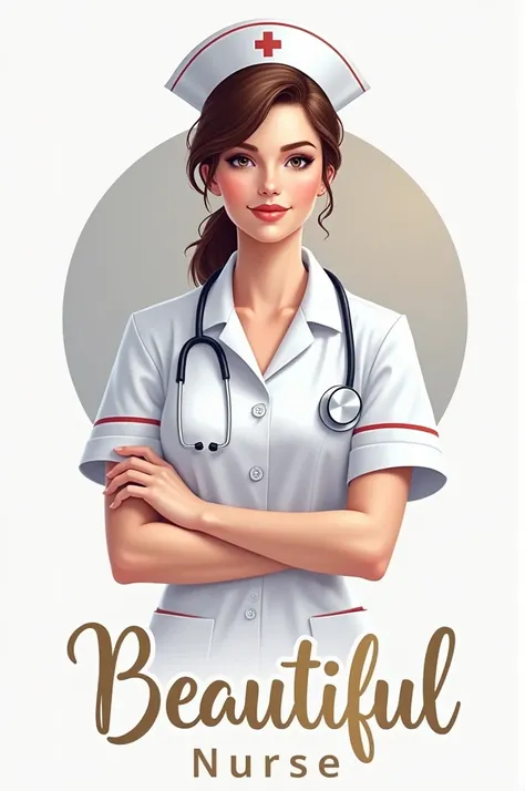 Logo de beautiful nurse pero con letras