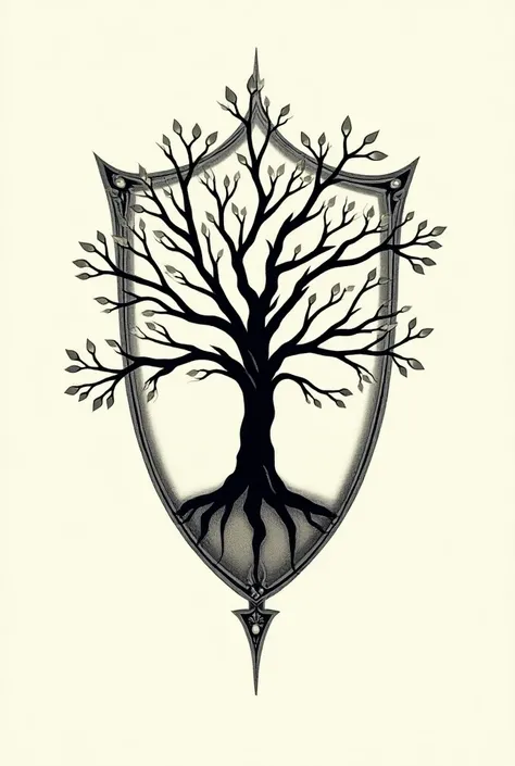  A logo for an Instagram tattoo account with the name "Ecthelion .Ink" 

The letters with an elven font and the shield tree by Gondor Tolkien