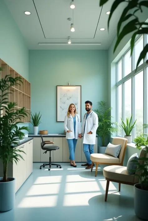 Relaxing dental office