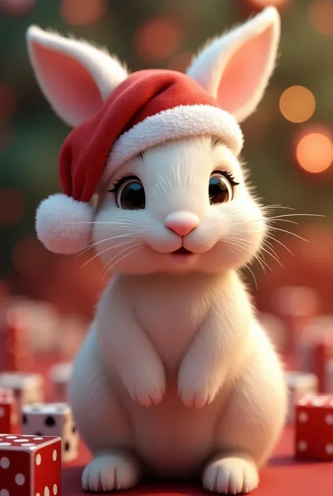 3d rabbit Chapeu de natal slots


